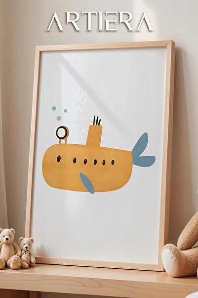 HİGUERA Χαριτωμένο υποβρύχιο με θέμα τη θάλασσα Διακόσμηση παιδικού δωματίου ...