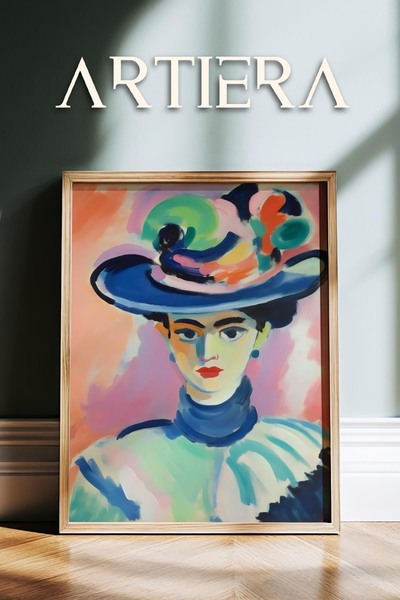 HİGUERA Henri Matisse (1869-1954) Εμπνευσμένη ελαιογραφία σε στυλ μοντέρνας φ...