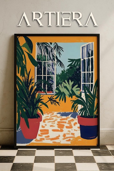 HİGUERA Henri Matisse (1869-1954) Εμπνευσμένη ελαιογραφία σε στυλ μοντέρνας φ...