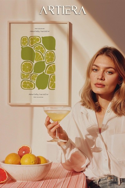 HİGUERA Fruits - Μοντέρνο μεσογειακό ιταλικό στυλ Ξύλινο τραπέζι κουζίνας, Δι...