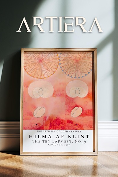 HİGUERA Hilma af Klint 1862-1944 Μοντέρνα Αφηρημένη Επιστημονική Τέχνη Πίνακα...