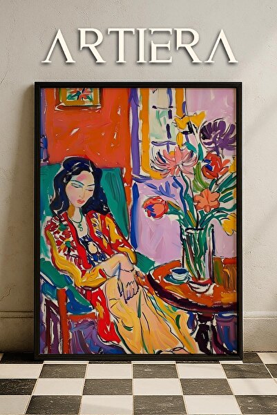 HİGUERA Henri Matisse (1869-1954) Εμπνευσμένη ελαιογραφία σε στυλ μοντέρνας φ...