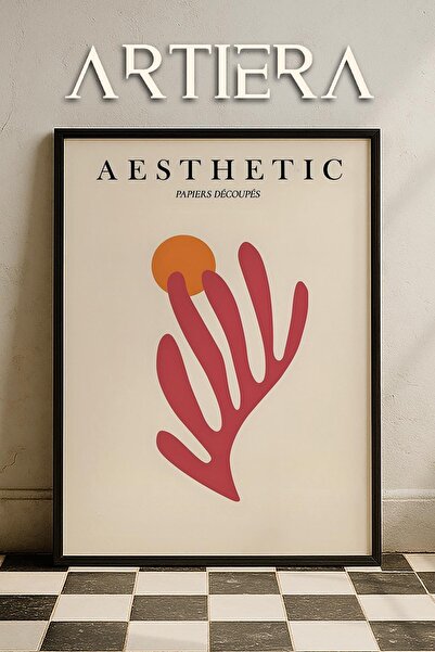 HİGUERA Matisse Paper Cuttings Abstract Series Φούξια κλαδιά Ζωγραφική τοίχου...