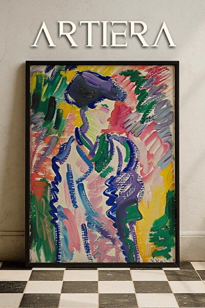 HİGUERA Henri Matisse (1869-1954) Εμπνευσμένη ελαιογραφία σε στυλ μοντέρνας φ...