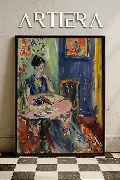 HİGUERA Henri Matisse (1869-1954) Εμπνευσμένη ελαιογραφία σε στυλ μοντέρνας ε...