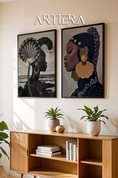 HİGUERA Ευγενικό πολύχρωμο πορτρέτο ελαιογραφία Feel Διπλό ξύλινο πλαίσιο ζωγ...