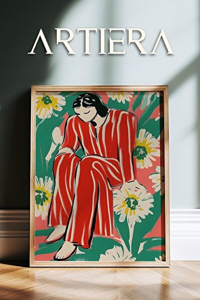 HİGUERA Henri Matisse (1869-1954) Γυναικείο πορτρέτο σε στυλ ελαιογραφίας Μον...