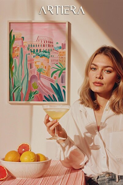 HİGUERA Ρωμαϊκό Μοντέρνο Μεσογειακό Ιταλικό Στιλ Τραπέζι κουζίνας με ξύλινο π...