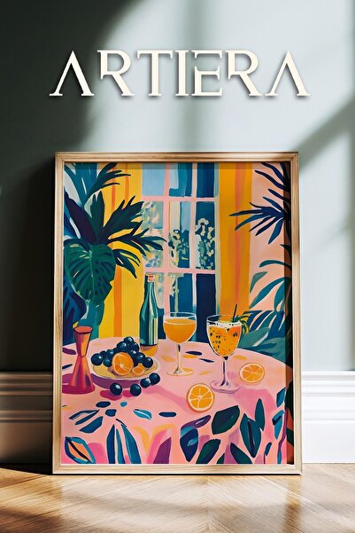 HİGUERA Henri Matisse (1869-1954) Εμπνευσμένη ελαιογραφία σε στυλ μοντέρνας φ...