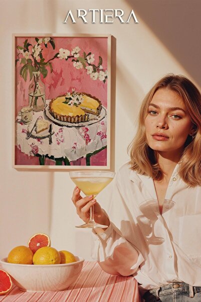 HİGUERA Καφέ - Τραπέζι κουζίνας με ξύλινο σκελετό μεσογειακού ιταλικού στυλ, ...