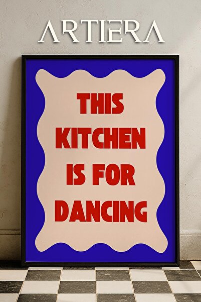 HİGUERA Τυπογραφία Μοντέρνα Μεσογειακή Ιταλική Ζωγραφική Κουζίνας με Ξύλινο Π...