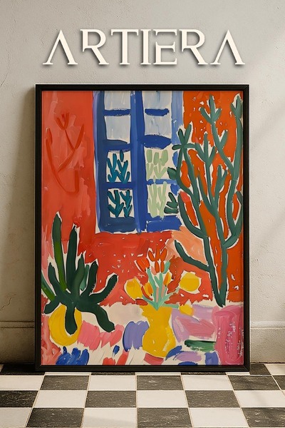 HİGUERA Henri Matisse (1869-1954) Εμπνευσμένη ελαιογραφία σε στυλ μοντέρνας φ...