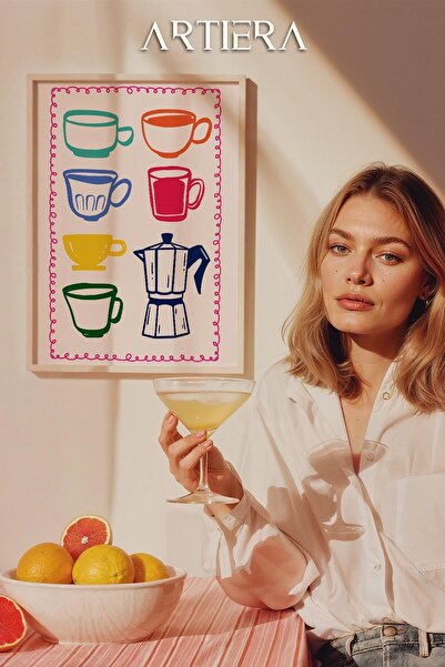 HİGUERA Καφέ - Μοντέρνο μεσογειακό ιταλικό στυλ Ξύλινο τραπέζι κουζίνας, Διακ...