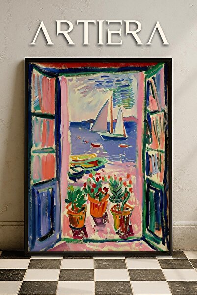 HİGUERA Henri Matisse (1869-1954) Εμπνευσμένη ελαιογραφία σε στυλ μοντέρνας φ...