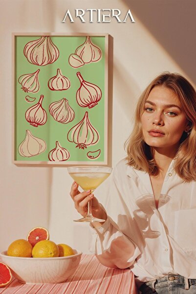 HİGUERA Λαχανικά - Μοντέρνο μεσογειακό ιταλικό στυλ Ξύλινο Πίνακας Κουζίνας, ...