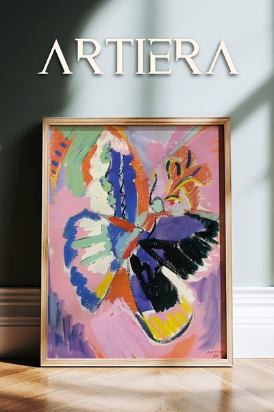 HİGUERA Henri Matisse (1869-1954) Εμπνευσμένη ελαιογραφία σε στυλ μοντέρνας φ...