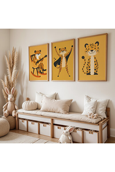 HİGUERA Σετ παιχνιδιών Marsupilami 3 τεμαχίων Παιδικό δωμάτιο Ζωγραφική τοίχο...