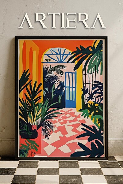 HİGUERA Henri Matisse (1869-1954) Εμπνευσμένη ελαιογραφία σε στυλ μοντέρνας φ...