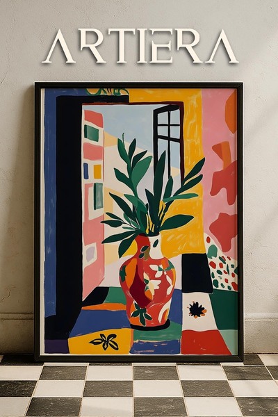 HİGUERA Henri Matisse (1869-1954) Εμπνευσμένη ελαιογραφία σε στυλ μοντέρνας ε...