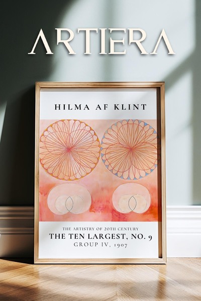 HİGUERA Hilma af Klint 1862-1944 Μοντέρνα Αφηρημένη Επιστημονική Τέχνη Πίνακα...