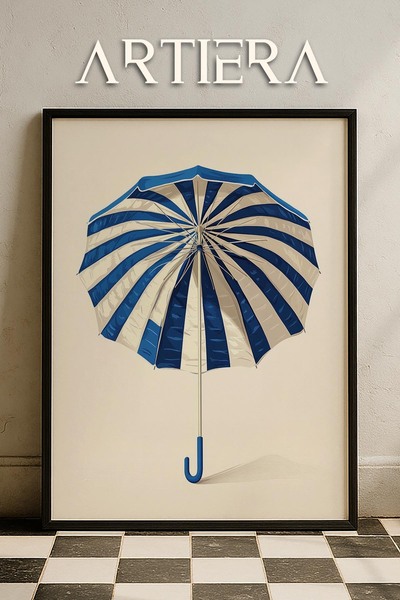 HİGUERA Ομπρέλα - Τραπέζι κουζίνας με ξύλινο πλαίσιο μεσογειακού ιταλικού στυ...