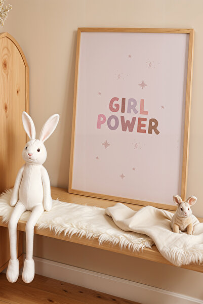 HİGUERA Girl Power - Diagrama camerei pentru copii si bebelusi cu rama din le...