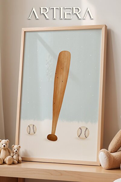 HİGUERA Διακόσμηση αγοριού με θέμα το μπέιζμπολ και το μπάλα ζωγραφική τοίχου...