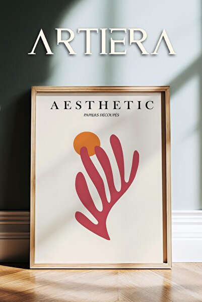 HİGUERA Matisse Paper Cuttings Abstract Series Φούξια κλαδιά Ζωγραφική τοίχου...