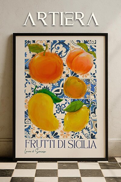 HİGUERA Fruits - Μοντέρνο μεσογειακό ιταλικό στυλ Ξύλινο τραπέζι κουζίνας, Δι...