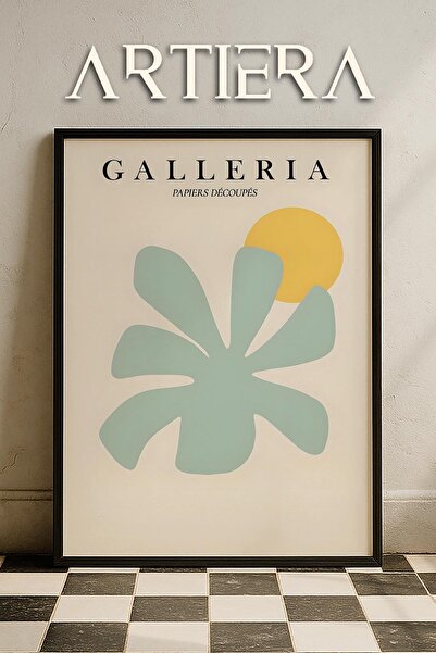 HİGUERA Σειρά Matisse Paper Cuttings Αφηρημένο αφηρημένο φύλλο Βοτανικό ζωγρα...