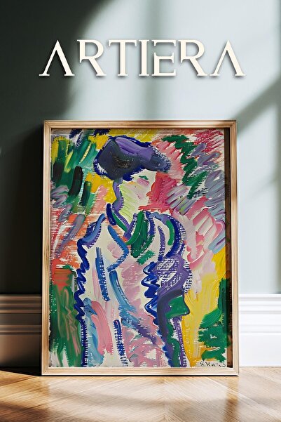 HİGUERA Henri Matisse (1869-1954) Εμπνευσμένη ελαιογραφία σε στυλ μοντέρνας φ...