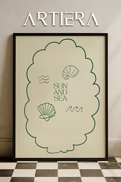 HİGUERA Τυπογραφία Μοντέρνα Μεσογειακή Ιταλική Ζωγραφική Κουζίνας με Ξύλινο Π...