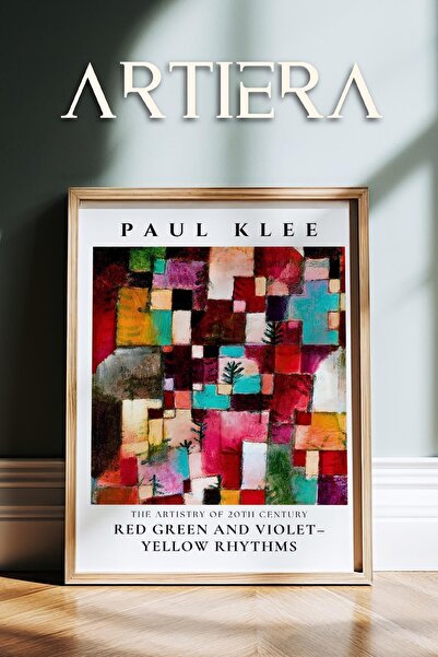 HİGUERA Paul Klee (1879-1940) Κόκκινο Πράσινο Μωβ-Κίτρινο Ρυθμοί Ακουαρέλα Ζω...