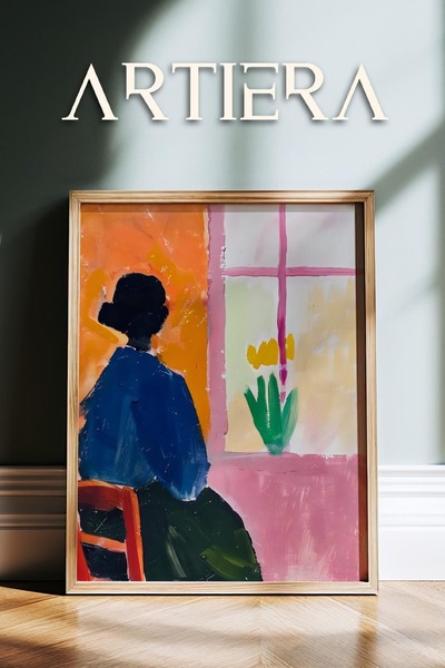 HİGUERA Henri Matisse (1869-1954) Εμπνευσμένη ελαιογραφία σε στυλ μοντέρνας φ...