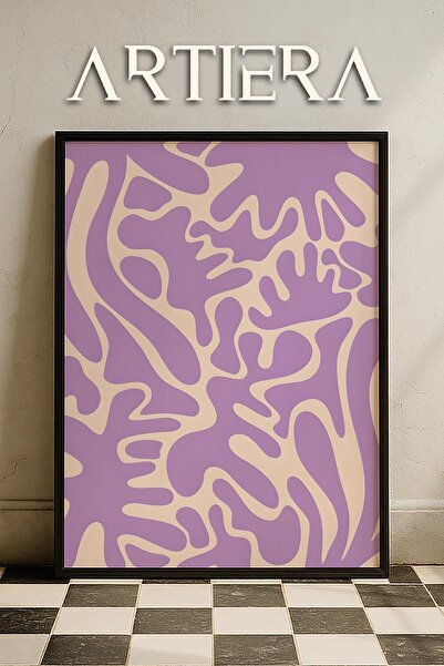 HİGUERA Matisse Paper Cuttings Abstract Series Lilac Beige Branches Ζωγραφική...