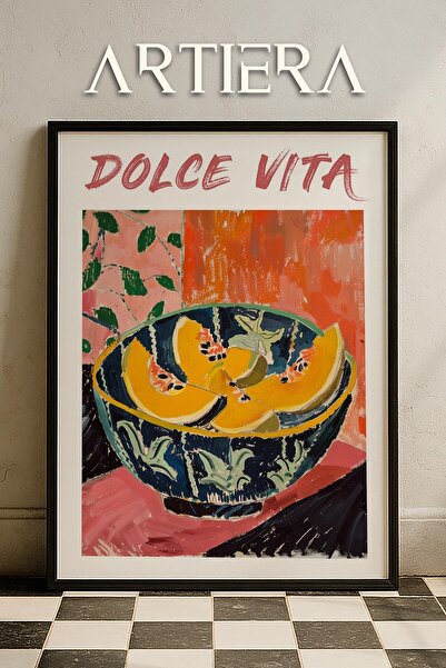 HİGUERA Fruits - Μοντέρνο μεσογειακό ιταλικό στυλ Ξύλινο τραπέζι κουζίνας, Δι...