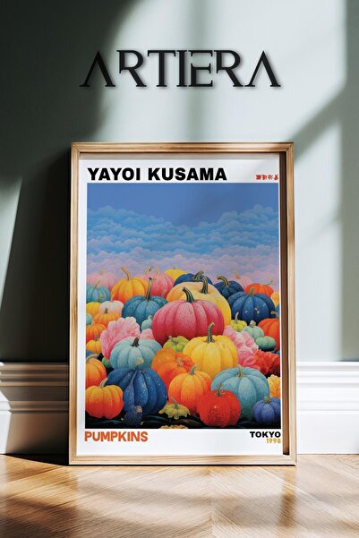 HİGUERA Yayoi Kusama Διάσημος Ζωγράφος Πολύχρωμος Μοντέρνος Vintage Ζωγραφική...