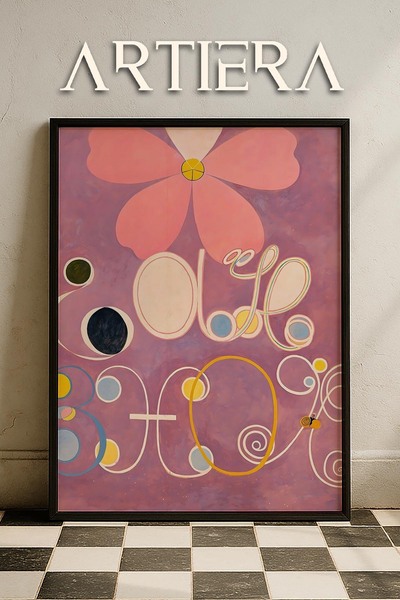 HİGUERA Hilma af Klint 1862-1944 Μοντέρνα Αφηρημένη Επιστημονική Τέχνη Πίνακα...