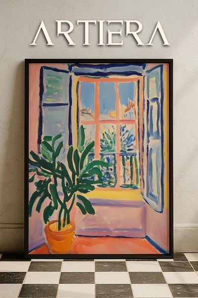 HİGUERA Henri Matisse (1869-1954) Εμπνευσμένη ελαιογραφία σε στυλ μοντέρνας φ...