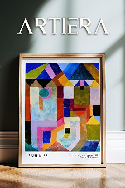 HİGUERA Paul Klee (1879-1940) Έγχρωμη Αρχιτεκτονική 1917 Ακουαρέλα Ζωγραφική ...