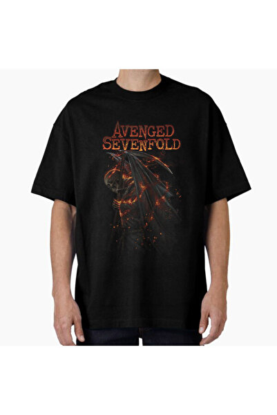 COMVİCHO تي شيرت مطبوع بتصميم avenged2 للجنسين
