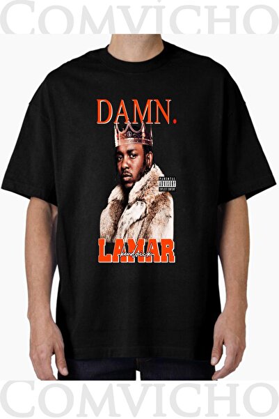 COMVİCHO تي شيرت مطبوع بتصميم Damn v1 للجنسين