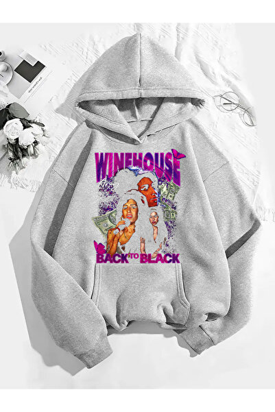 COMVİCHO سترة رياضية رمادية اللون مطبوعة من وينهاوس v1