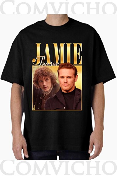 COMVİCHO Unisex Jamie V1 Design Printed Oversize T-Shirt