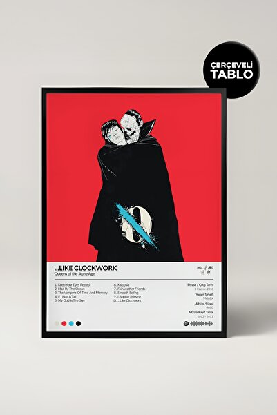 House Gorgeous Queens Of The Stone Age... ca și albumul cu design Spotify Pos...