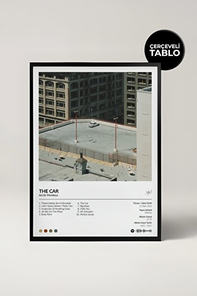 House Gorgeous Arctic Monkeys The Car Album Design Poster Pictură pe Spotify