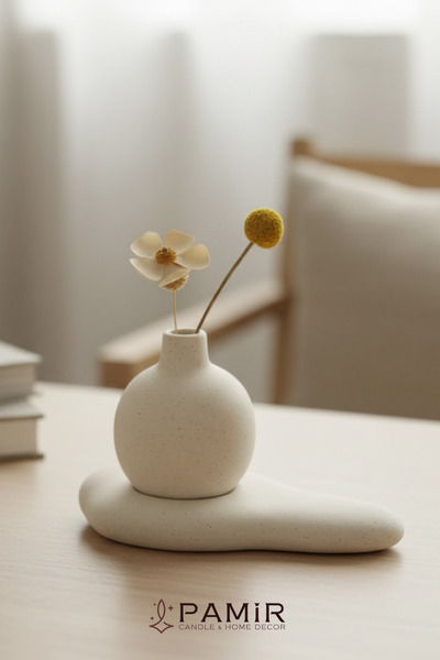 pamircandles Dekoratif Bohem Kum Desenli Vazo Set Yaratıcı Aromaterapi Aksesu...
