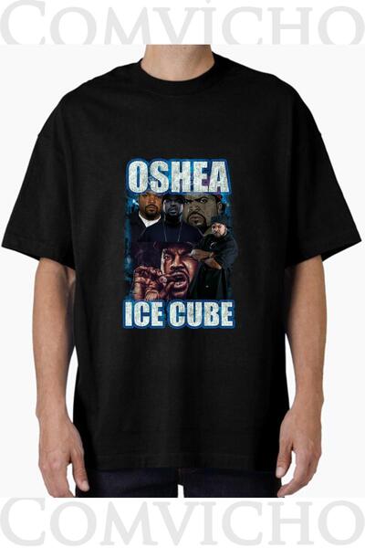 COMVİCHO تي شيرت مطبوع بتصميم Ice Cube V12 للجنسين