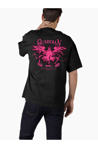 COMVİCHO تي شيرت كبير الحجم مطبوع بتصميم streetwear152 للجنسين