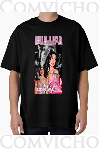 COMVİCHO تي شيرت مطبوع بتصميم ليبا V3 للجنسين